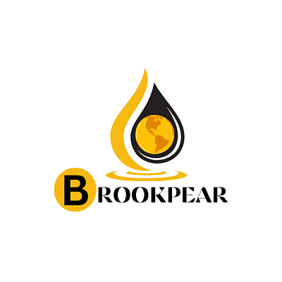 Brookpear Oil and Gas Exploration Company Logo brand logo branding business logo design graphic design illustration logo vector