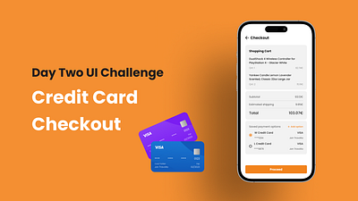 Day 2 UI Challenge - Credit Card Checkout ui