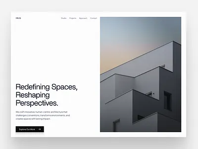 OBLIQ - Architect Studio design figma ui uidesign webdesign
