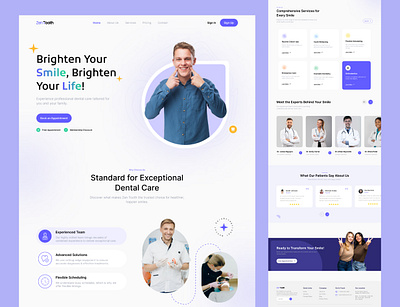 Dental Clinic Website Design clinic website dental dental clinic website dentist website figma to webflow figma website figma website design healthcare apps healthcare website medical website webflow website website mockup website template wordpress website