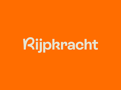 Logo for Rijpkracht branding branding identity design graphic design icon logo r flat logo r logo symbol typography visual identity