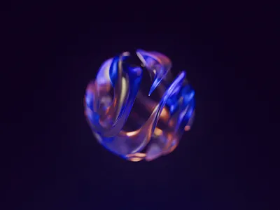 AI Agent — Hyperfluid Visual Experience by NegiMonsters 3d 3d illusration 3d illust animation blender blob branding graphic design motion graphics visual work