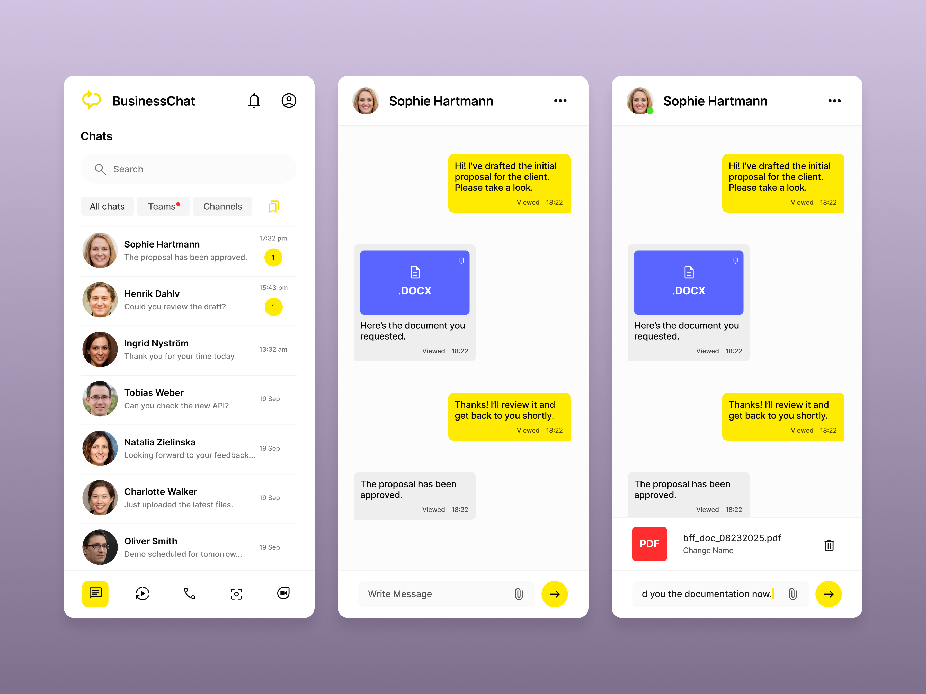 Example of Minimalist Mobile App Design
