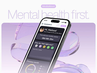 User Profile UI | Mental Health Web Application app application mentalhealth psychology user experience user interface ux uxui web web app web service webdesign
