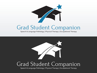 Grad Student Companion - Logo Design brand identity branding digital marketing education grad school graduate graphic design higher ed logo design logos marketing