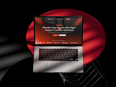 Marketing Agency Landing Page Website UI Design agency agency branding brand branding design figma graphic design illustration logo studio studio website ui uiux ux web design