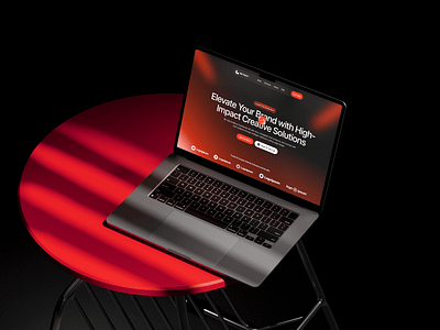 Marketing Agency Landing Page Website UI Design 3d animation branding design figma graphic design illustration logo motion graphics typography ui ux vector