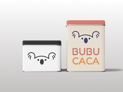 Bubu Caca - Logo Design bnw branding design illustration logo logo design