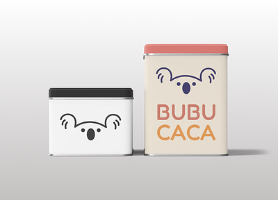 Bubu Caca - Logo Design bnw branding design illustration logo logo design