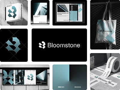 Bloomstone | Branding | Identity brand design branding design graphic design identity identity design logo logo design