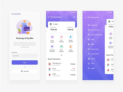 Fintech Mobile App UI