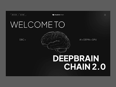 Crypto Landing Page ai startup bitcoin blockchain brain crypto crypto chain crypto landing crypto landing page cryptocurrency ethereum financial fintech landing page trading ui design uiux web design