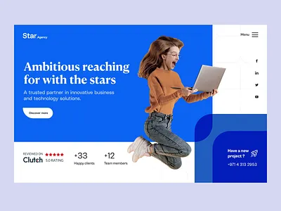 Star Agency - web design agency beautiful creative landing page ui design web design web design agency