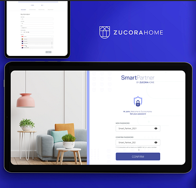 ZUCORAHOME UI Design Project design ui