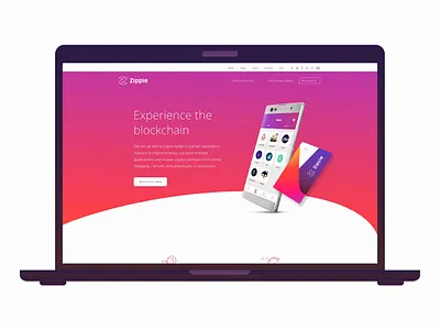 Zippie — Website Design for Privacy-Centric Payments blockchain crypto design system ethereum fintech responsive ui uiux website