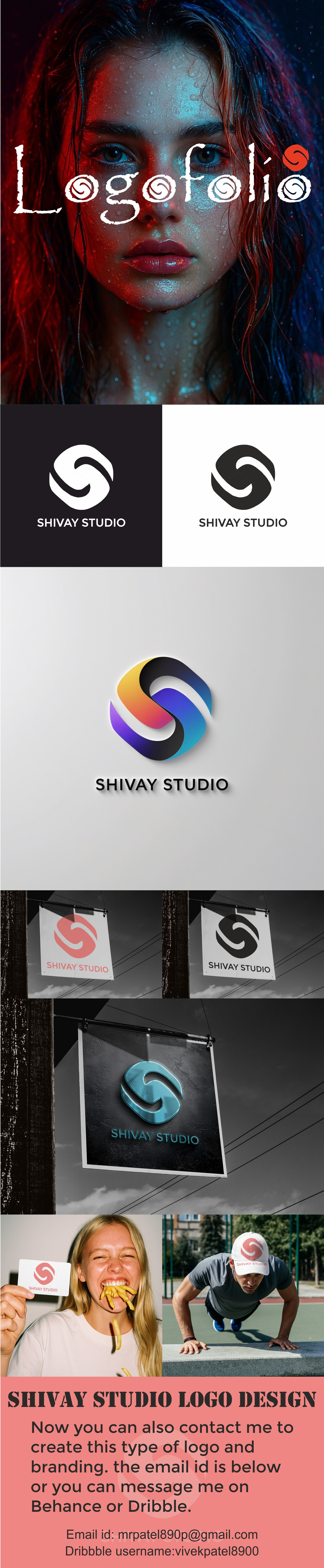 Shivay Studio Premium logo design brand identity branding design graphic design logo logo design logo designer minimal design premium logo design viral