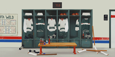 What really happens during NHL intermissions? The naked truth athletic digital art editorial editorial illustration hockey illustration nhl nyt sports