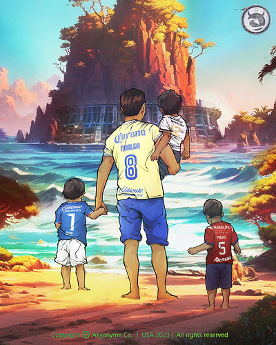 A papa se le respeta aguilas akyanyme america banorte chivas clubamerica cruzazul dibujo digitalart estadioazteca futbol goya ilustracion ligamx mundial2026 noai painting pumas soccer unam