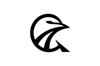 Raven Letter Q Logo branding company brand logo company branding design graphic design logo modern vector