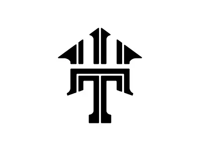 Trident Letter T Logo branding company brand logo company branding design graphic design logo modern vector