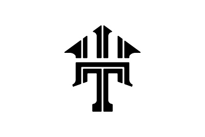 Trident Letter T Logo branding company brand logo company branding design graphic design logo modern vector