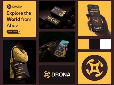 DRONA – Modern Drone Logo & Complete Brand Identity Kit branddesign branddesigner brandidentity branding creativebranding graphicdesigner identitydesign logo logoconcepts logocreation logodesign logodesigner logoinspiration logoinspo logomaker minimalistlogo modernlogo motion graphics visualidentity