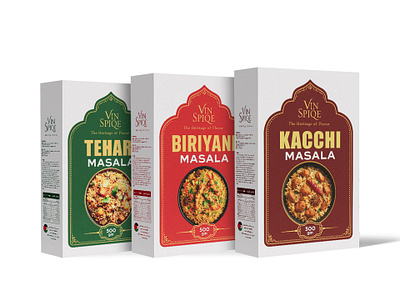 Biryani Masala Box Packaging and label design box box design box label box label design box packaging box packaging design food label food label design food packaging food packaging design label label design masala label design masala packaging masala packaging design packaging packaging design product design spice label design spice packaging