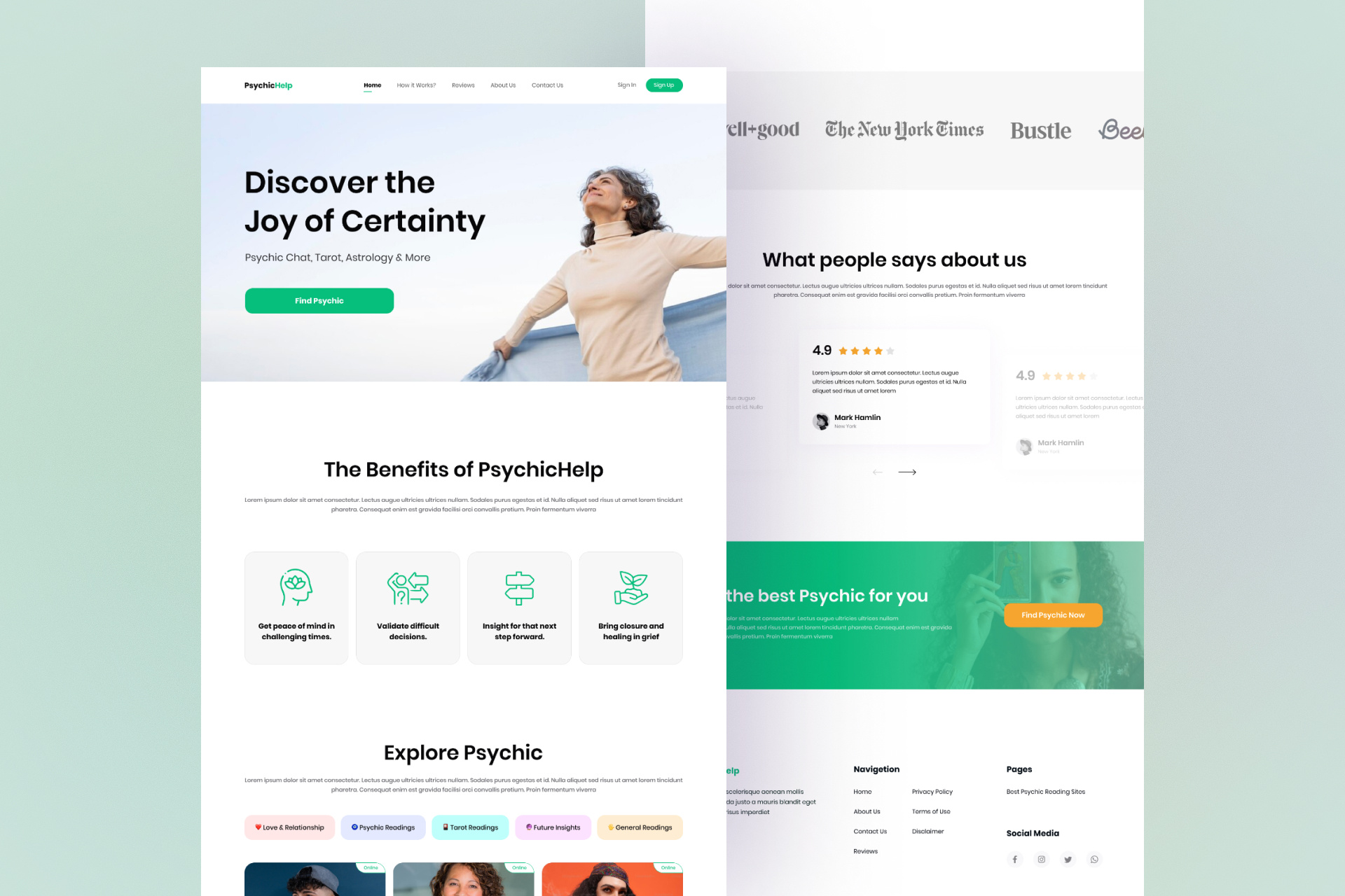 Example of Premium Website And Landing Page Design