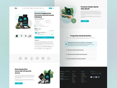 The DNA company Product landing page dna product landingpage ui uiux website design