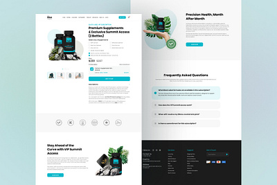 The DNA company Product landing page dna product landingpage ui uiux website design