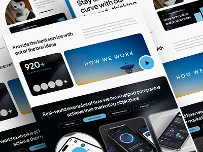 SmartConvert – Digital Marketing Agency Landing Page UI Kit for agency landing page agency website b2b website business website ui conversion design digital marketing figma website framer website design google ads ui landing page lead generation marketing agency marketing landing page marketing website ui ppc marketing seo agency ui design ux ui web design webflow landing page website layout