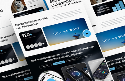 SmartConvert – Digital Marketing Agency Landing Page UI Kit for agency landing page agency website b2b website business website ui conversion design digital marketing figma website framer website design google ads ui landing page lead generation marketing agency marketing landing page marketing website ui ppc marketing seo agency ui design ux ui web design webflow landing page website layout