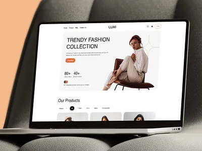 LuxiShop – Luxury eCommerce Website UI/UX Design ecommercedesign luxurywebsite onlinestore uiuxdesign webdesign
