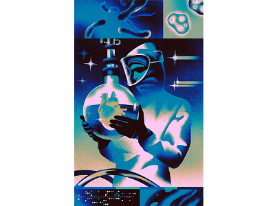 The Heart in the Jar dark future heart illustration logo magazine vintage