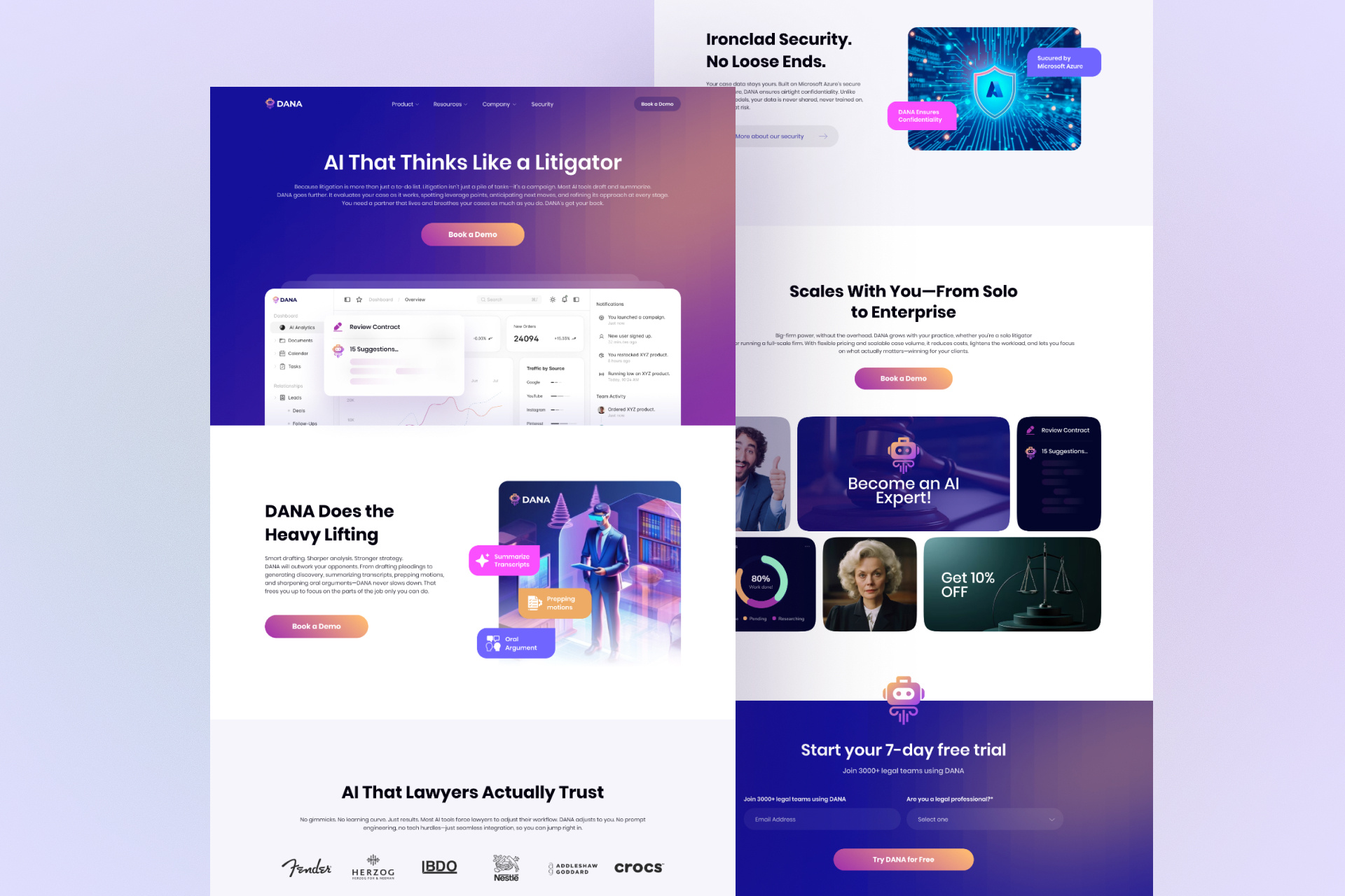 Example of Premium Website And Landing Page Design