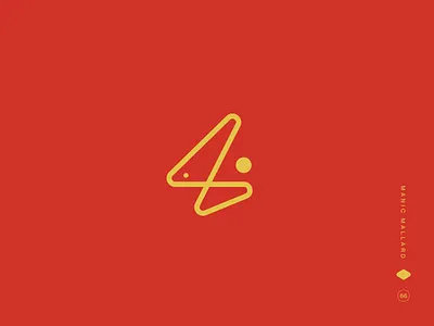 Manic Mallard Logo bold color identity creative studio brand evil twin inc design futuristic symbol game developer branding game studio logo gaming company identity geometric duck icon indie game identity line art logo manic mallard mascot concept art minimalist emblem modern mascot logo motion logo concept playful game mark retro inspired logo startup logo design vector logo design video game branding