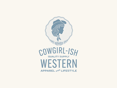 Western Cowgirl Design apparel badge design branding color cowboy cowgirl design graphic design illustration illustrator marketing merch merch design vintage vintage illustration western western apparel western design wild west