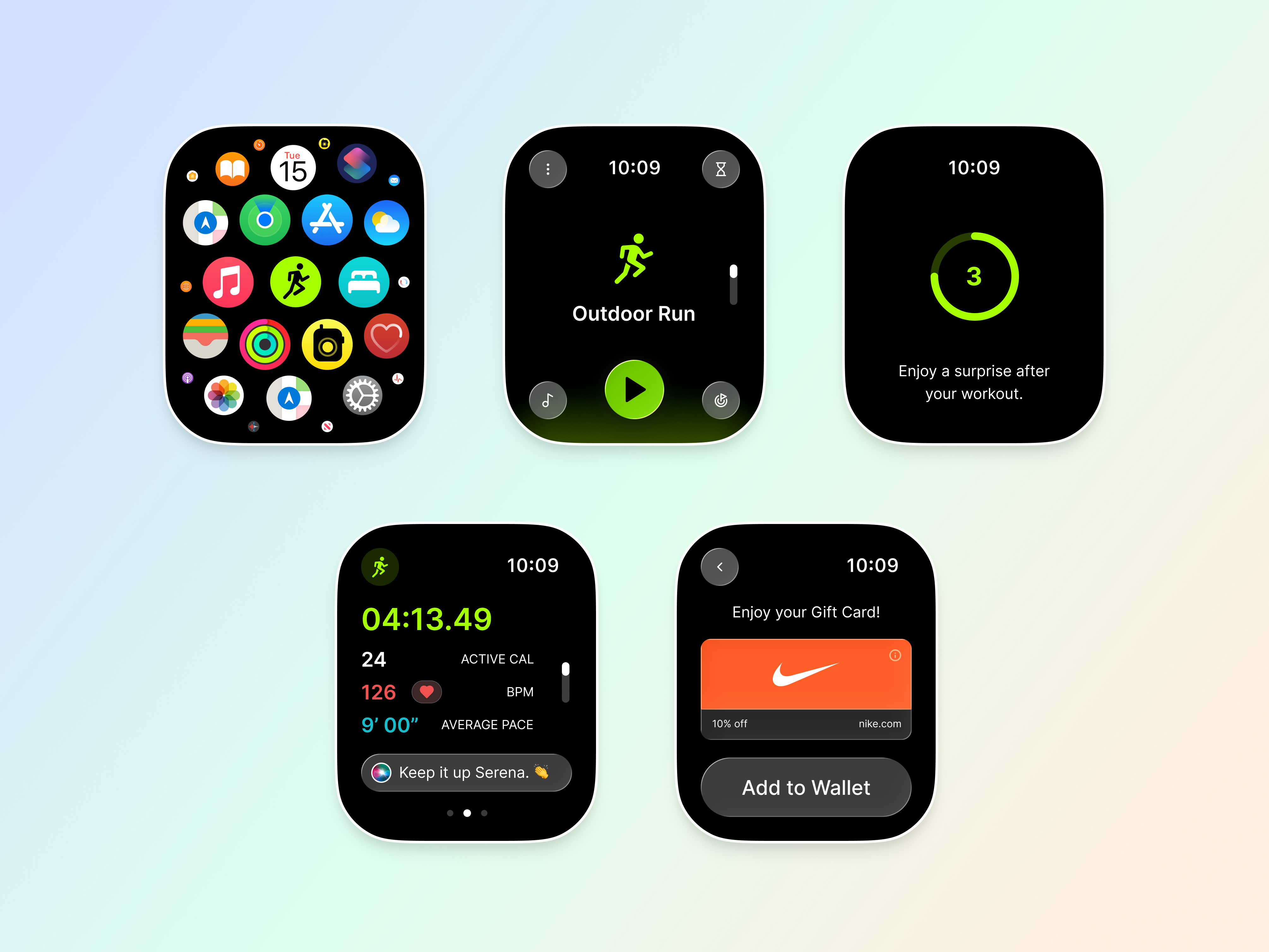 Workout Motivation - Day 04 apple apple watch design fitness track motivation smart watch ui ux watchos workout