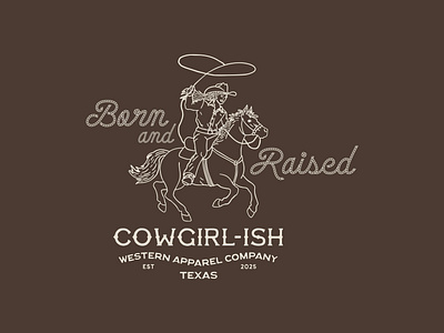 Vintage Western Design apparel branding color cowboy cowgirl design graphic design horse illustration illustrator marketing merch merch design vintage vintage illustration western western apparel western design wild west