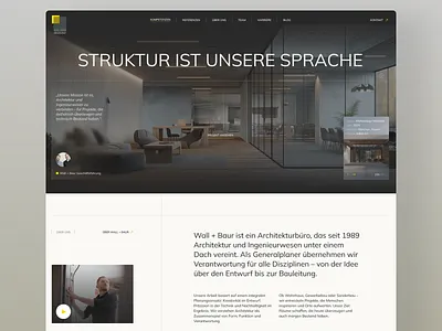 Architecture, Interior and General Planning Studio architecture b2b branding design editorial engineering figma interior planning portfolio studio ui ux web webdesign website