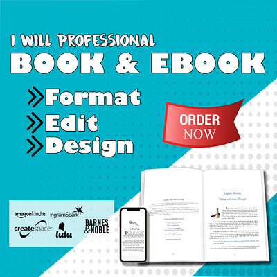 Book and Ebook Formatting Services book design book format branding design graphic design illustration logo typography vector