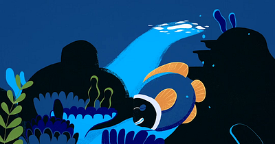 Insurance AUM | Floating windows 2d 2d animation after effects animation animator character animation characters design illustration motion motion design motion graphics