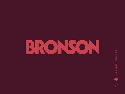 Bronson #3 bold type logo bronson concept identity brutalist type design concept branding concept logo mark creative concept logo custom typography evil twin inc experimental wordmark geometric lettering graphic lettering heavy sans logo industrial typography minimalist brand identity modern wordmark study music branding design music logo design typographic system underground music design visual identity exploration
