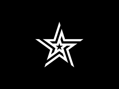 Star Logo for Sale american black and white branding branding and identity clean design graphic design icon identity logo logo design logo mark modern patriotic sharp simple star symbol usa
