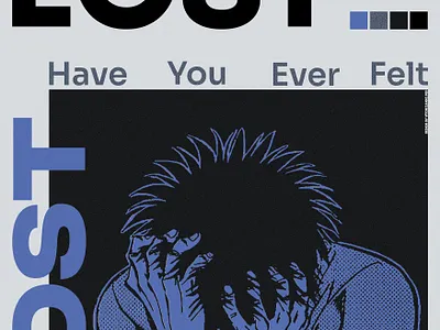 Lost graphic design poster posterdesign