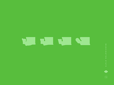 Washington State design process series evergreen state form simplification geometric abstraction minimal map design minimalism in design minimalist state logo pacific northwest design progressive simplification seattle design culture shape reduction study state silhouette logo visual reduction washington state icon washington state study