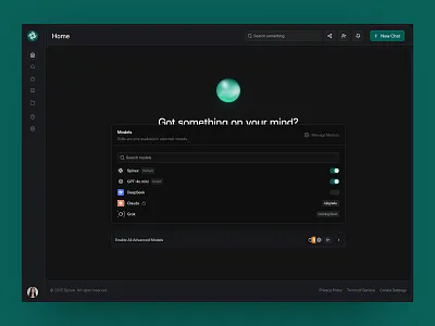 Spinex - AI Dashboard ai ai chat ai dashboard ai dashboard design artificial intelligence chat dashboard dashboard design design figma spinex ui uidesign uiux uiux design ux uxdesign web web design website