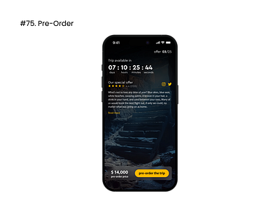 Daily UI 075 : Pre-Order 75 dailyui design order pre pre order ui ux