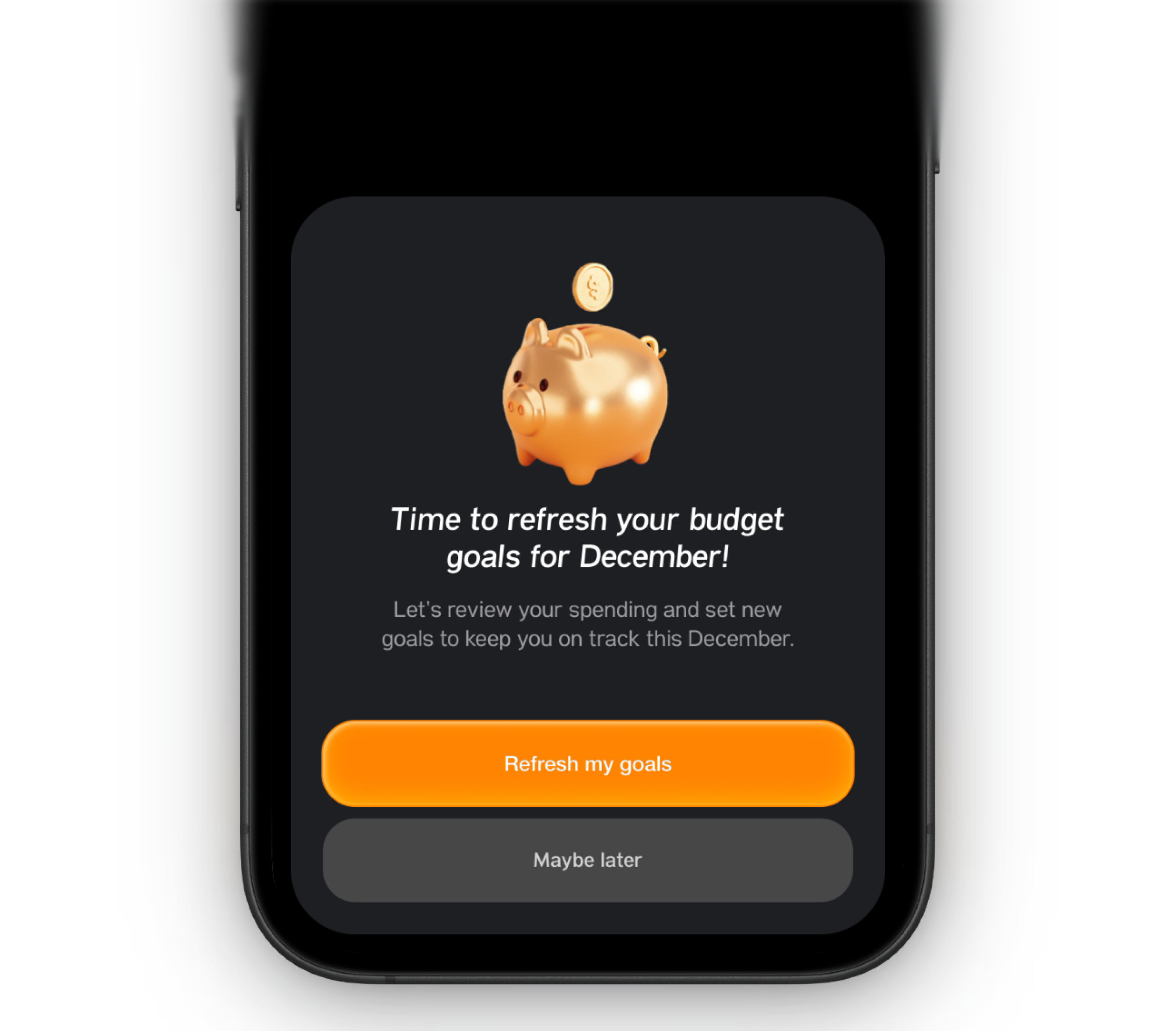 Mobile Popup - Financial Wellness financial wellness mobile design ui