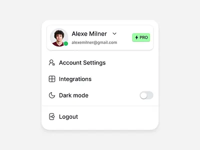 Profile PRO Card UI 🔥 clean ui darkmode profile profile ui ui ui design